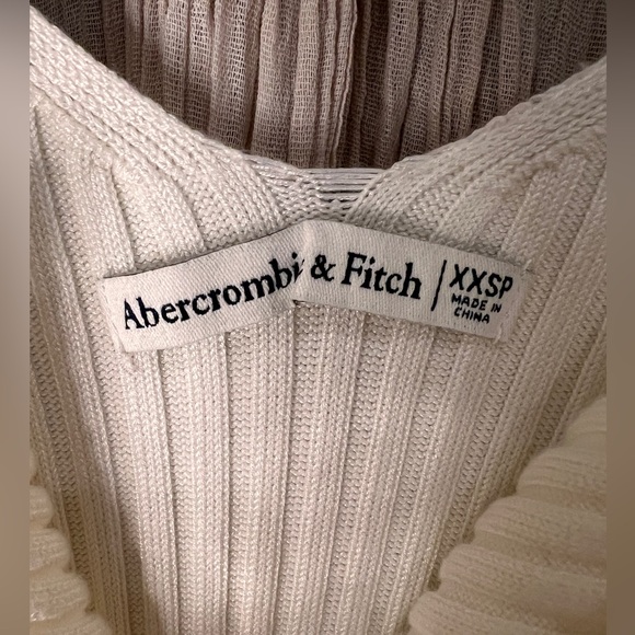 Abercrombie & Fitch V-Neck Slip Midi Sweater Dress -  XXS - Picture 3 of 3